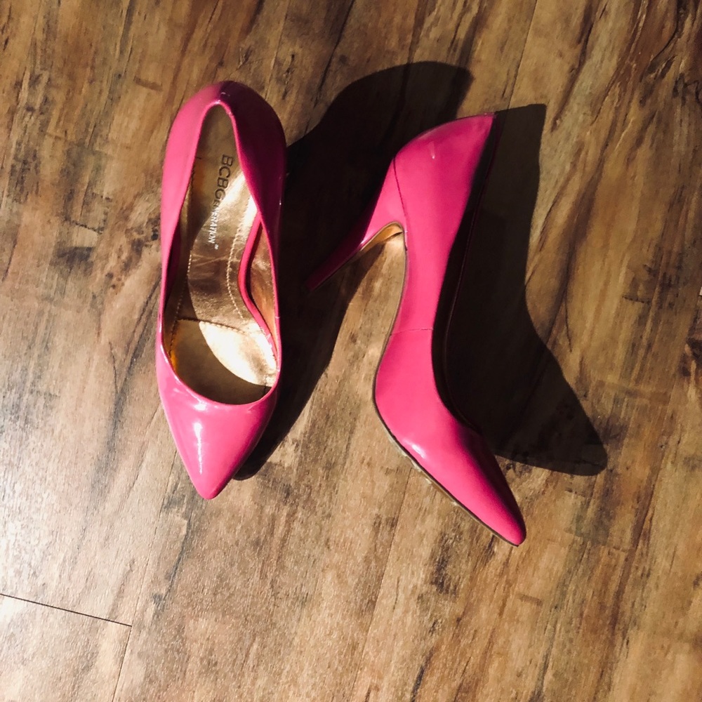 BCBGeneration hot pink heels